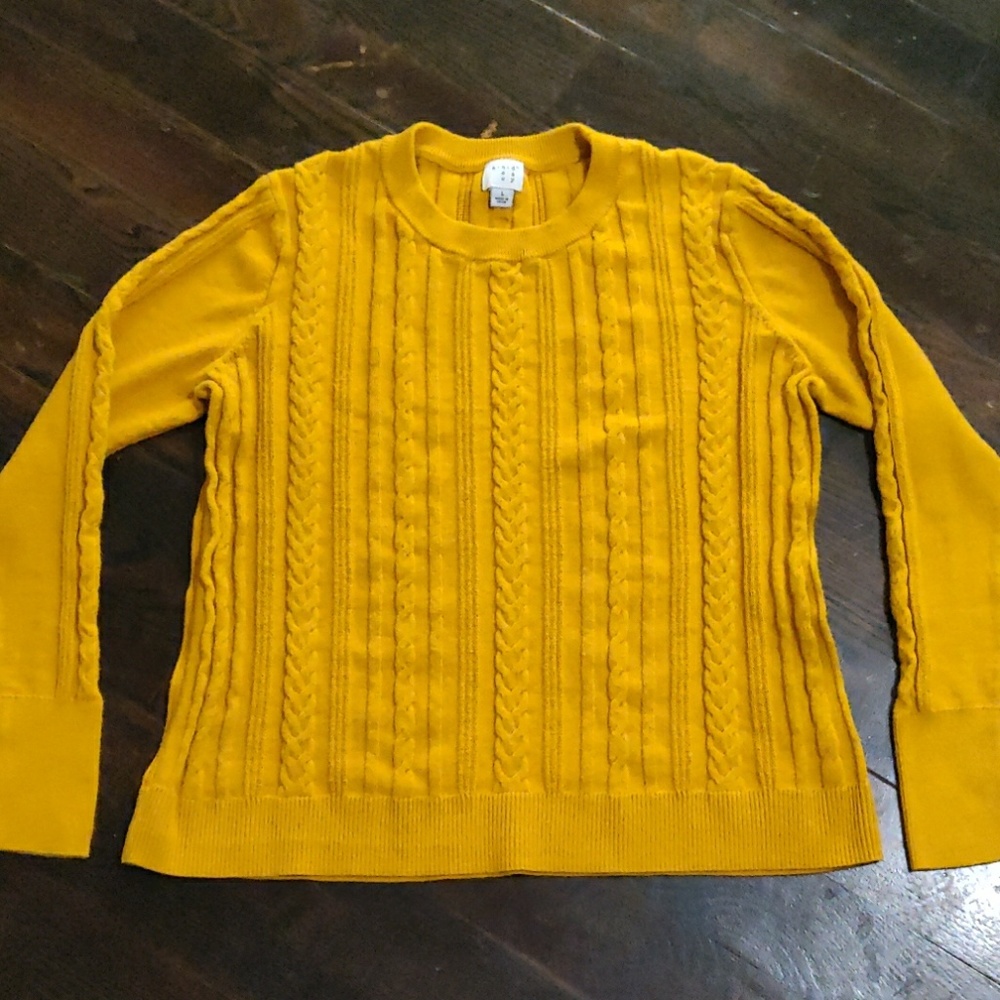 A New Day Mustard Sweater